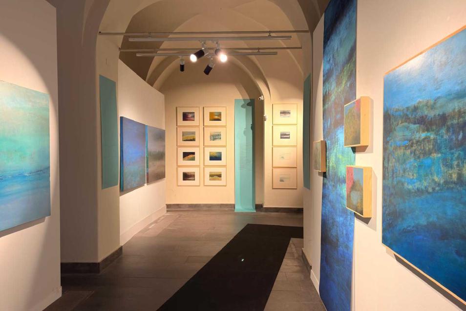 Alcune opere in esposizione